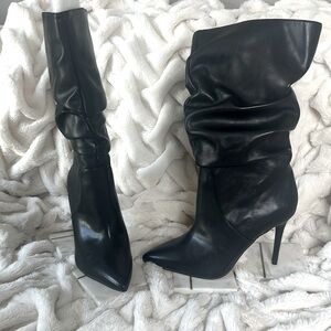 Jessica Simpson Leather Black boots